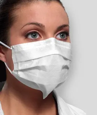 SPS Medical Supply - GCFCXSSF Procedure Mask Ultra™ Sensitive ASTM Level 3 Earloops One Size Fits Most