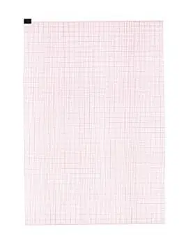 Nihon Kohden America - A/PA-9100Z Recording Chart Paper Nihon Kohden™ Z-Fold Red Grid