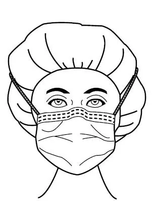Aspen Surgical Products - 65-3320 Precept® Foam Fog Shield® Surgical Mask