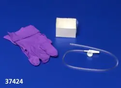 Cardinal - 37724 Argyle™ Graduated Suction Catheter Tray with Chimney Valve