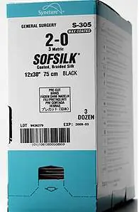 Covidien - S-185 Sofsilk™ Suture