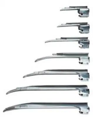 Sun Med - 5-5062-03 Laryngoscope Blade Airlife® Miller Type Conventional Light Universal NonSterile