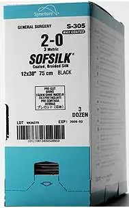 Covidien - S-196 Sofsilk™ Suture without Needle