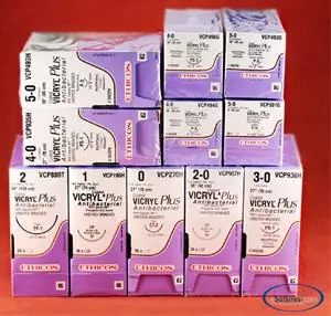 J & J Healthcare Systems - VCP494G Coated Vicryl™ Plus Suture with Needle