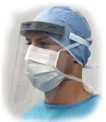Aspen Surgical Products - 15995 Face Shield One Size Fits Most Full Length Anti-fog Disposable NonSterile
