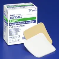 Cardinal - 55588 Kendall™ Nonadhesive Foam Dressing without Border
