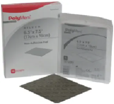 Ferris Manufacturing - 1077 PolyMem® Nonadhesive Silver Foam Dressing