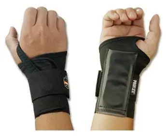 Ergodyne - 70016 Wrist Support ProFlex® 4000 Single Strap Elastane / Elastic / Polyester Left Hand Black Large