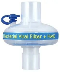 Flexicare - 038-41-355U Bacterial / Viral Filter ThermoShield™ 32 mg H₂O/L @ VT 500mL 1.4 cm H₂O @ 30 LPM Straight