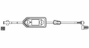 Codan US Corp - BC697 IV Extension Set Codan® I.V.STAR® Without Port Standard Bore 11 Inch Tubing 0.2 Micron Filter Sterile