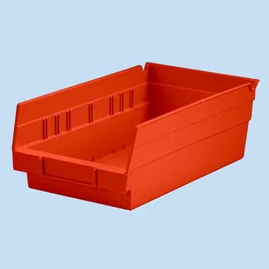 Health Care Logistics - 1445B Shelf Bin Blue Plastic 4 X 6-5/8 X 11-5/8 Inch