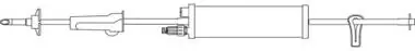 B. Braun - 470118 Burette IV Pump Set BBraun™ Gravity 1 Port 150 mL / min Drip Rate Without Filter 20 Inch Tubing Solution