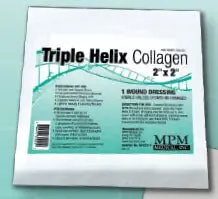 MPM Medical - MP00310 Collagen Dressing Triple Helix® 2 X 2 Inch Square Sterile
