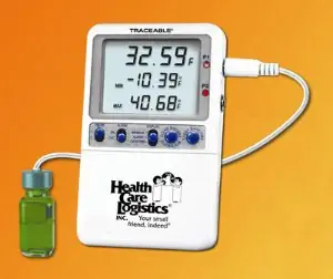 Health Care Logistics - 17988 Traceable® Hi-Accuracy Refrigerator / Freezer Thermometer with Alarm