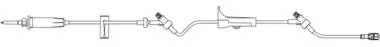 B. Braun - 354203 Primary IV Administration Set Caresite® Gravity 2 Ports 15 Drops / mL Drip Rate Without Filter 104 Inch Tubing Solution Without Flow Regulator