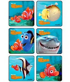 Medibadge - 2333 Sticker Disney® 75 per Roll Finding Nemo 2-1/2 X 2-1/2 Inch