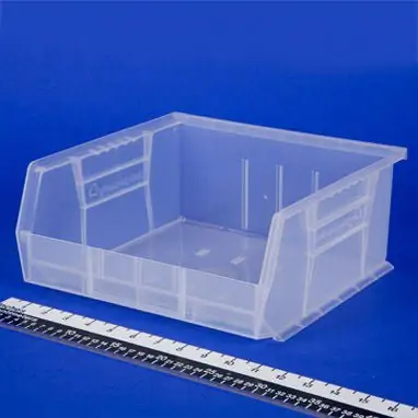 Health Care Logistics - 1412C Storage Bin HCL® Super Tough Clear Plastic 5 X 10-7/8 X 11 Inch