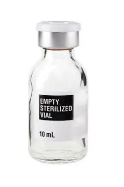 ALK Laboratories - SEV1020S Sterile Empty Vial (SEV) Borosilicate Glass 10 mL Stopper Cap