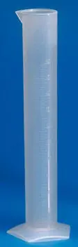 Globe Scientific - 601081-1 Graduated Cylinder Class B / Hexagonal Base Polypropylene 500 mL (16 oz.)