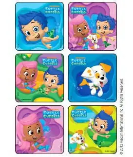 Medibadge - 1496 Sticker Disney® 75 per Roll Bubble Guppies 2-1/2 X 2-1/2 Inch