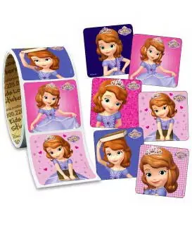 Medibadge - VL133 Sticker Disney® 100 per Roll Sofia The First 1-5/8 X 1-5/8 Inch