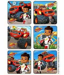 Medibadge - 1559 Sticker Disney® 75 per Roll Blaze and The Monster Machines 2-1/2 X 2-1/2 Inch