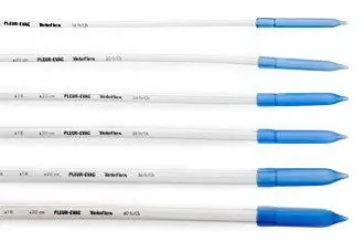 Teleflex Medical - DSTC-16S Thoracic Catheter Pleur-evac® 16 Fr. Straight Style 18-3/8 Inch Length