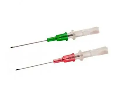 ICU Medical FKA Smiths Medical - 405711 Peripheral IV Catheter Jelco® 20 Gauge 1 Inch FEP Polymer Straight Hub Non Blood Control Non-Safety