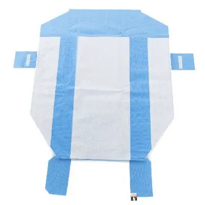 O&M Halyard Inc - 14281 Sterilization Wrap SMART-FOLD* H650 White / Blue 28 X 46 Inch Dual Layer SMS Polypropylene Steam / EO Gas / Hydrogen Peroxide
