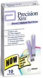 Abbott 7074565 - Precision Xtra Blood Ketone Test Strips - 1/Box, 12/Case