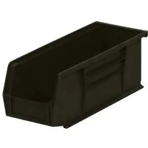 Akro-Mils - 30224BLACK Storage Bin AkroBins® Black Plastic 4 X 4-1/8 X 10-7/8 Inch
