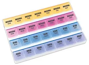 Drive DeVilbiss Healthcare - 70069B Apex® MediPlanner® Pill Organizer