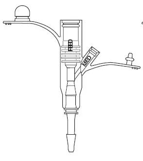 Avanos Medical Sales LLC - 0135-14 MIC Universal Feeding Adapter for use with 14 Fr. MIC PEG feeding tube