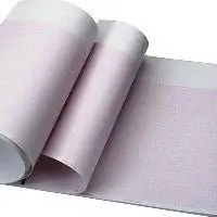 Precision Charts - 94016 Recording Chart Paper Welch Allyn® Z-Fold Red Grid
