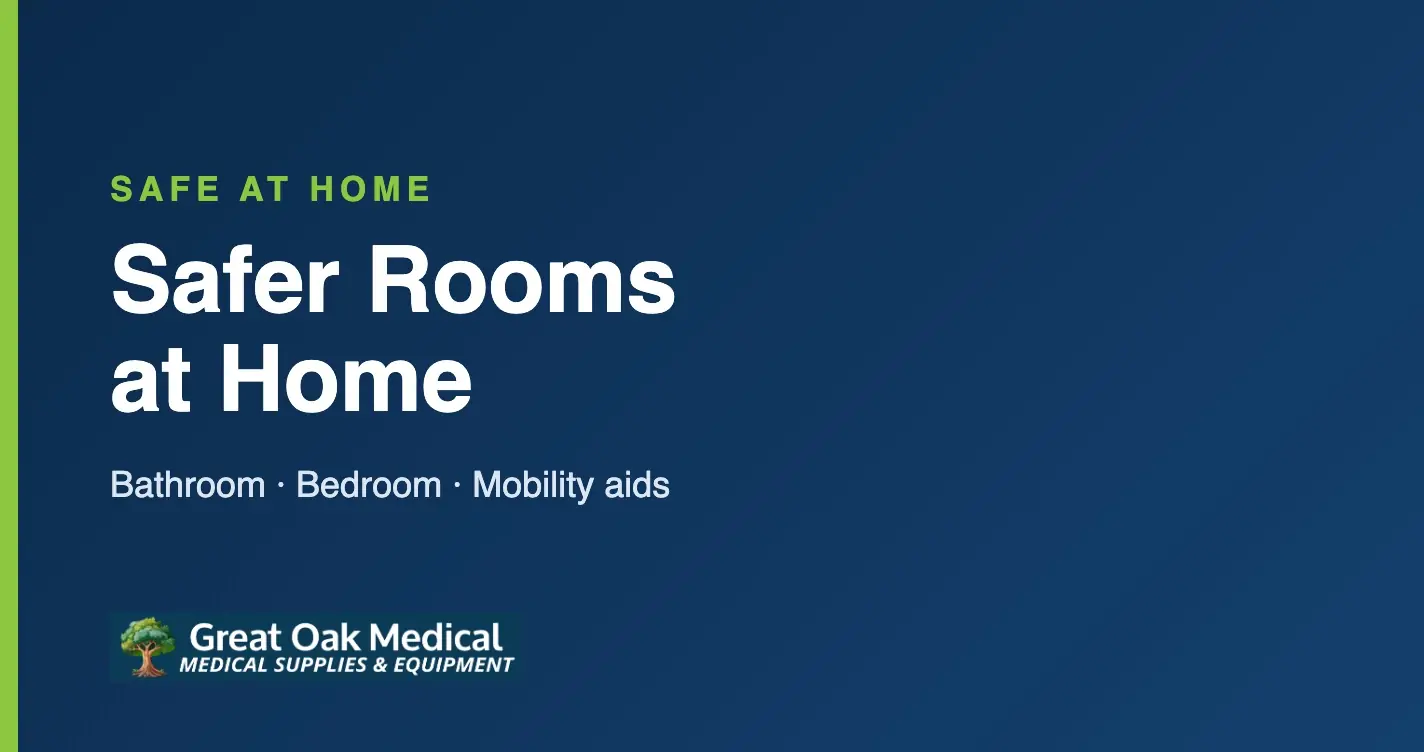 5% off bathroom, bedroom and mobility aids with code SAFE5