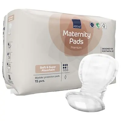 Abena North America - 1000022654 Abena® Maternity Pads Premium Soft and Super Absorbent
