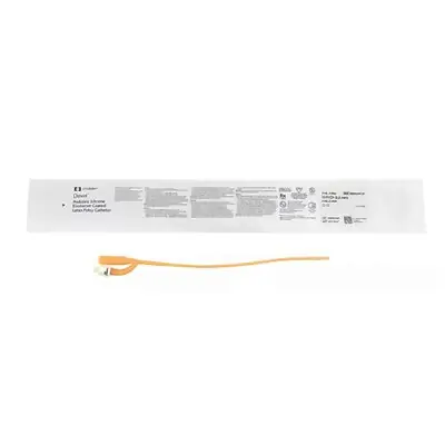 Cardinal - 8887654104 Foley Catheter Dover™ 2-Way Standard Tip 3 cc Balloon 10 Fr. Silicone Elastomer Coated Latex