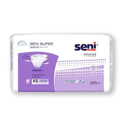 TZMO USA Inc - S-XS25-BS1 Seni® Super Heavy Absorbency Incontinence Brief