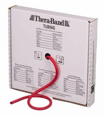Performance Health - 81184290 Exercise Resistance Tubing TheraBand® Red 25 Foot Length Medium Resistance