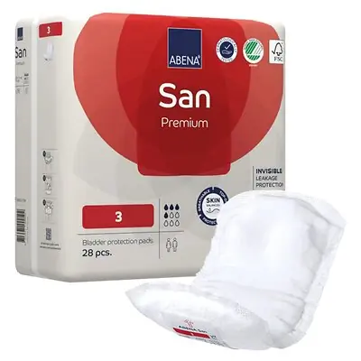 Abena North America - 1000021304 Abena® San Premium Bladder Protection Pads