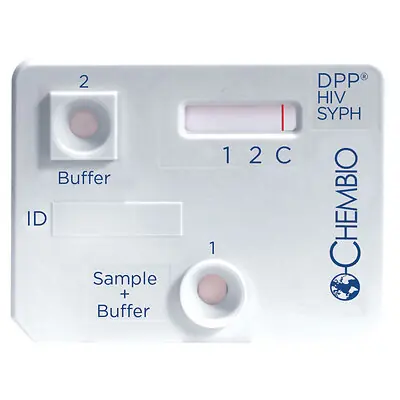 Chembio Diagnostic - 65-9502-0 Sexual Health Test Kit DPP® HIV-Syphilis 20 Tests CLIA Waived