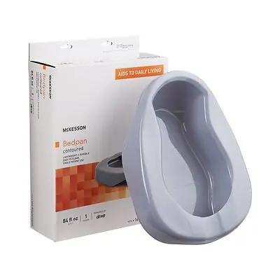 McKesson Brand - 146-RTLPC23212 McKesson Reusable Contoured Bedpan