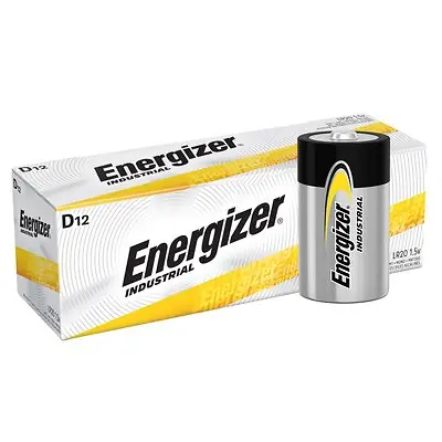 Energizer LLC - EN95 Alkaline Battery Energizer® D Cell 1.5 Volt Disposable