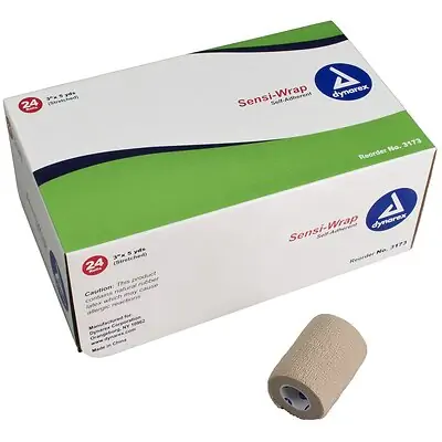 Dynarex - 3173 Sensi-Wrap Self-adherent Closure Cohesive Bandage