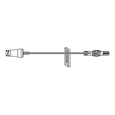 McKesson Brand - MS934 IV Extension Set McKesson Needle-Free Port Small Bore 7 Inch Tubing Without Filter Sterile