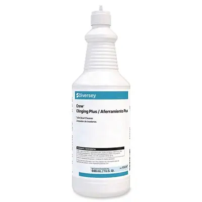Essendant Co-United Stationers - DVO9302467 Toilet Bowl Cleaner Diversey™ Crew Clinging Plus Manual Pour Liquid 32 oz. Bottle Citrus Scent NonSterile