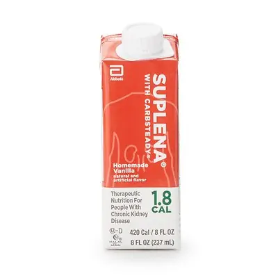 Abbott Nutrition - 64794 Suplena® with Carbsteady® Vanilla Nutrition for those w/ Chronic Kidney Disease