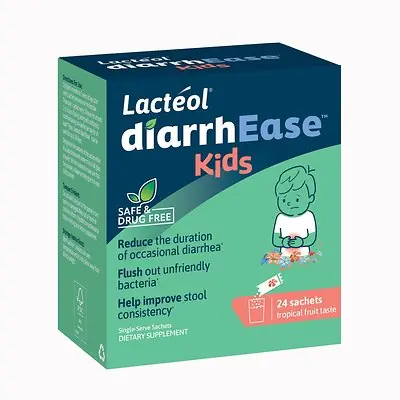 i-Health Inc - 049100401898 Lactéol® diarrhEase for Kids