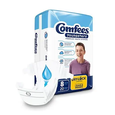 Attends Healthcare Products - CMF-8 Comfees® Youngsters Premium Youth Diapers