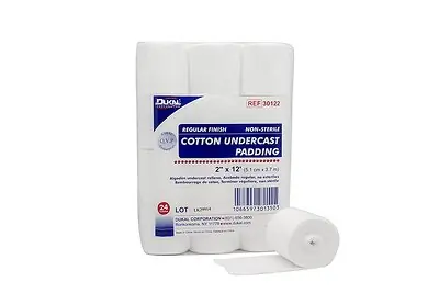 Dukal - 30122 Cast Padding Undercast Dukal™ 2 Inch X 4 Yard Cotton NonSterile